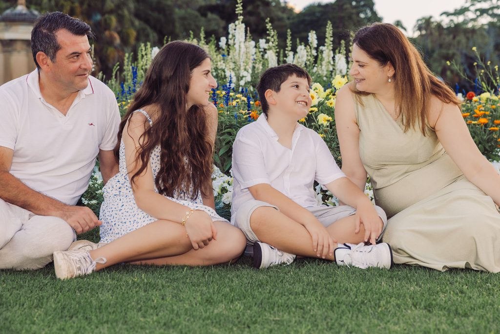 family photos in sydney botanic gardens