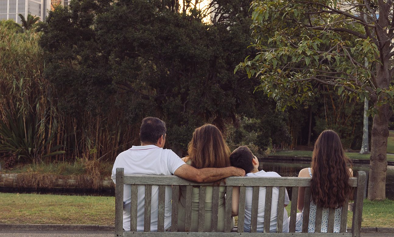 family photos in sydney botanic gardens