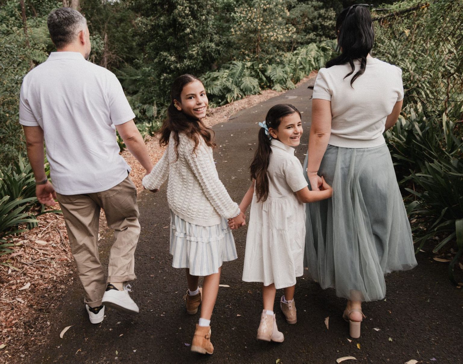 Sydney family enjoying photo shoot with Tina from Bluebird photo studio
