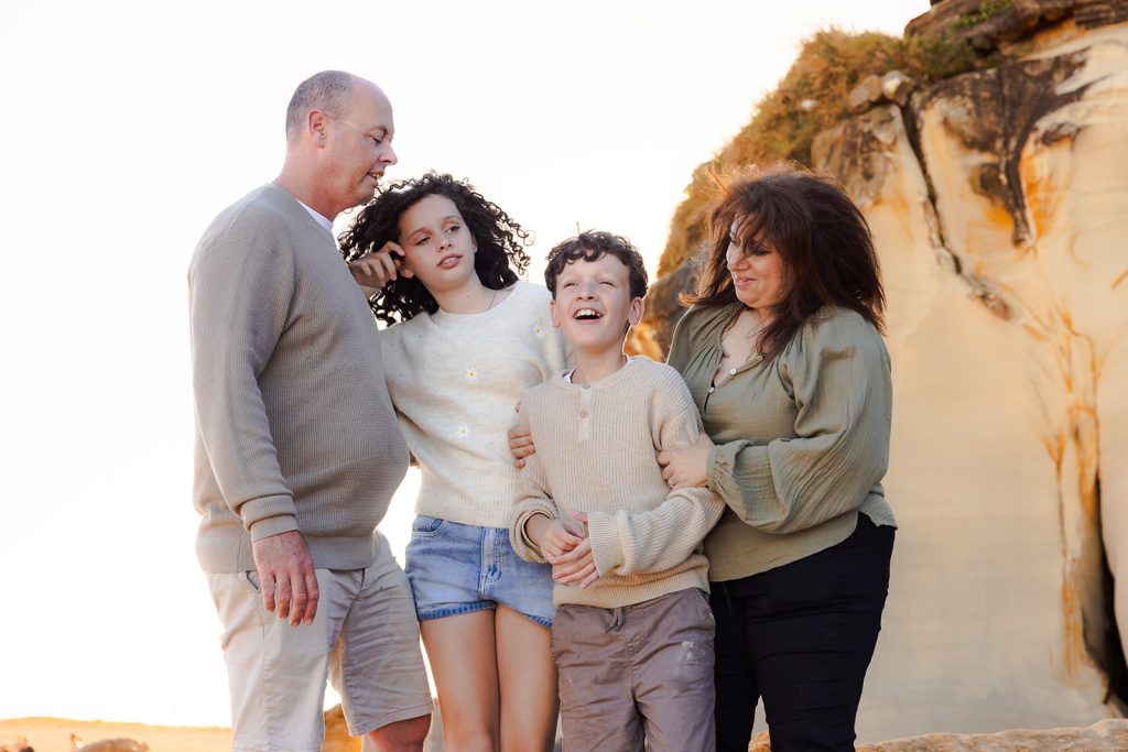 Family photoshoot northern beaches sydney