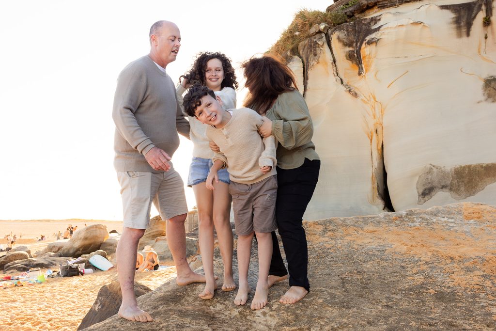 Family photoshoot northern beaches sydney