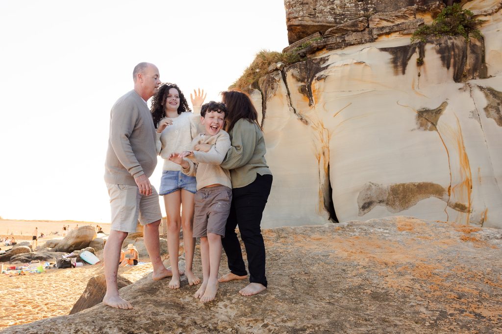 Family photoshoot northern beaches sydney