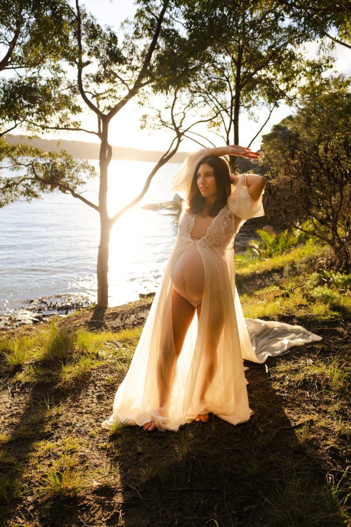 Maternity sunset photoshoot ryde