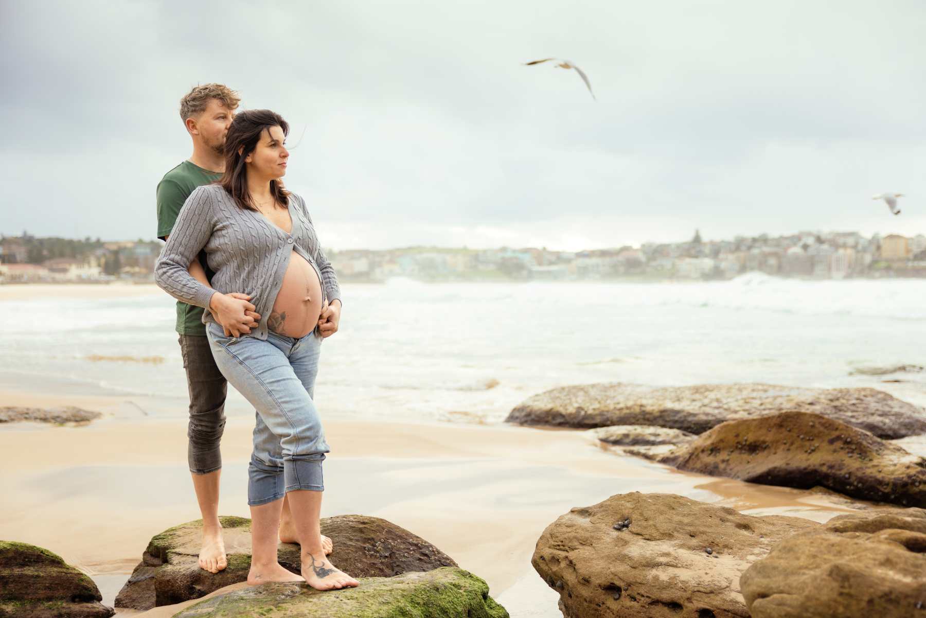Maternity photography sunrise