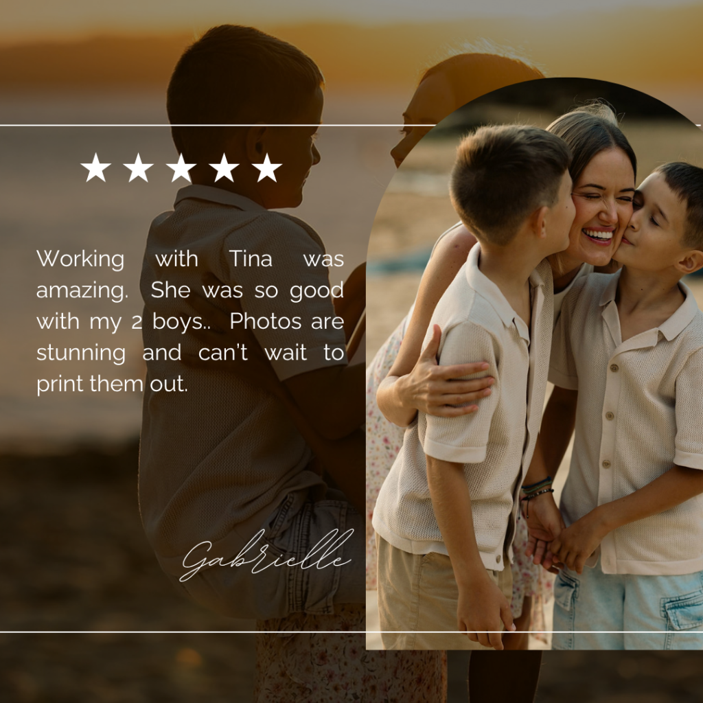 family photography testimonial for bluebird photo